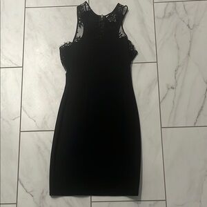 Mason Black Lace Detail Dress